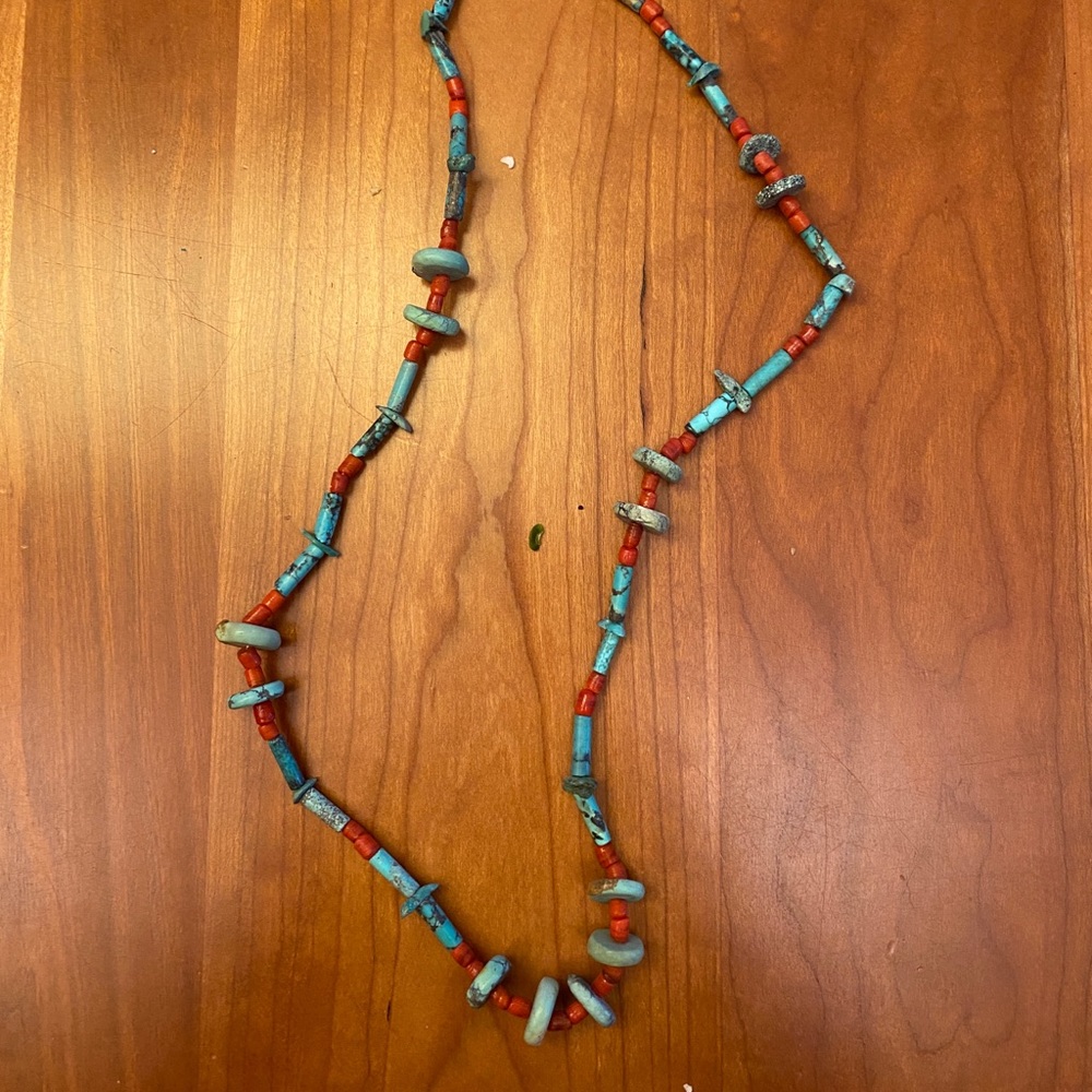 Vintage Stone Bead Necklace